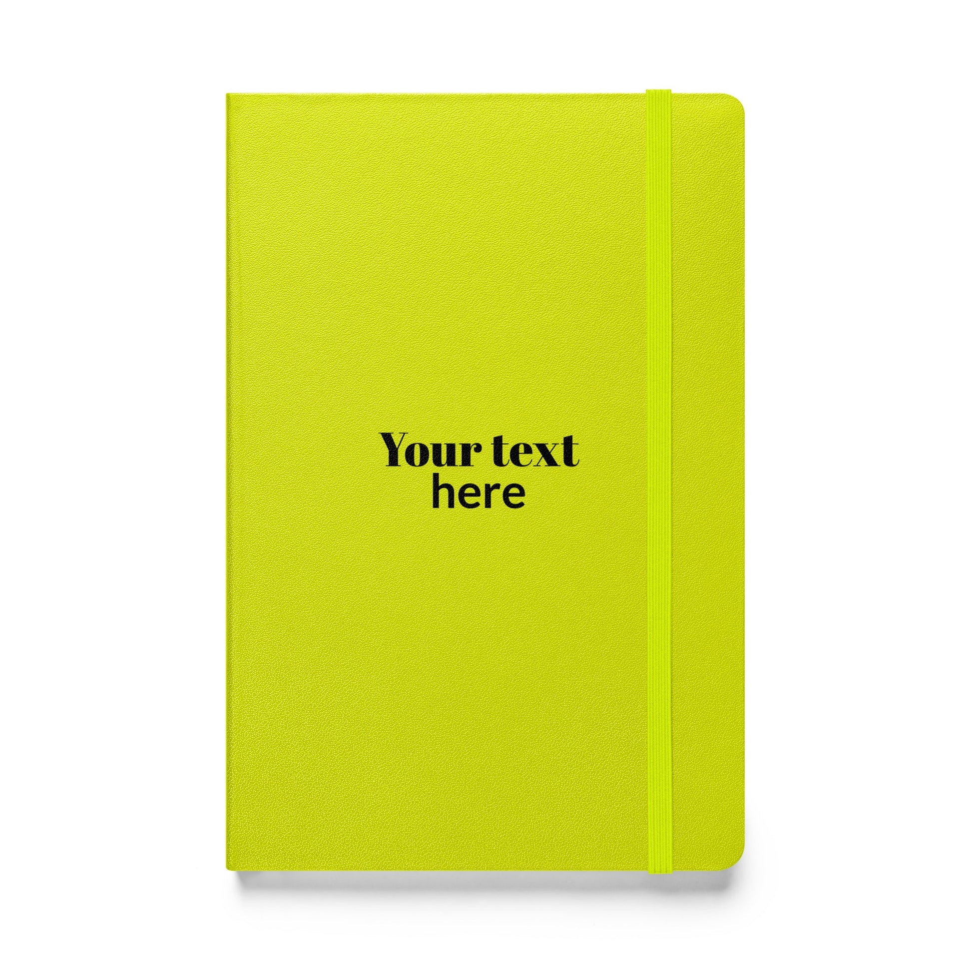 Hardcover bound notebook find your way to say it