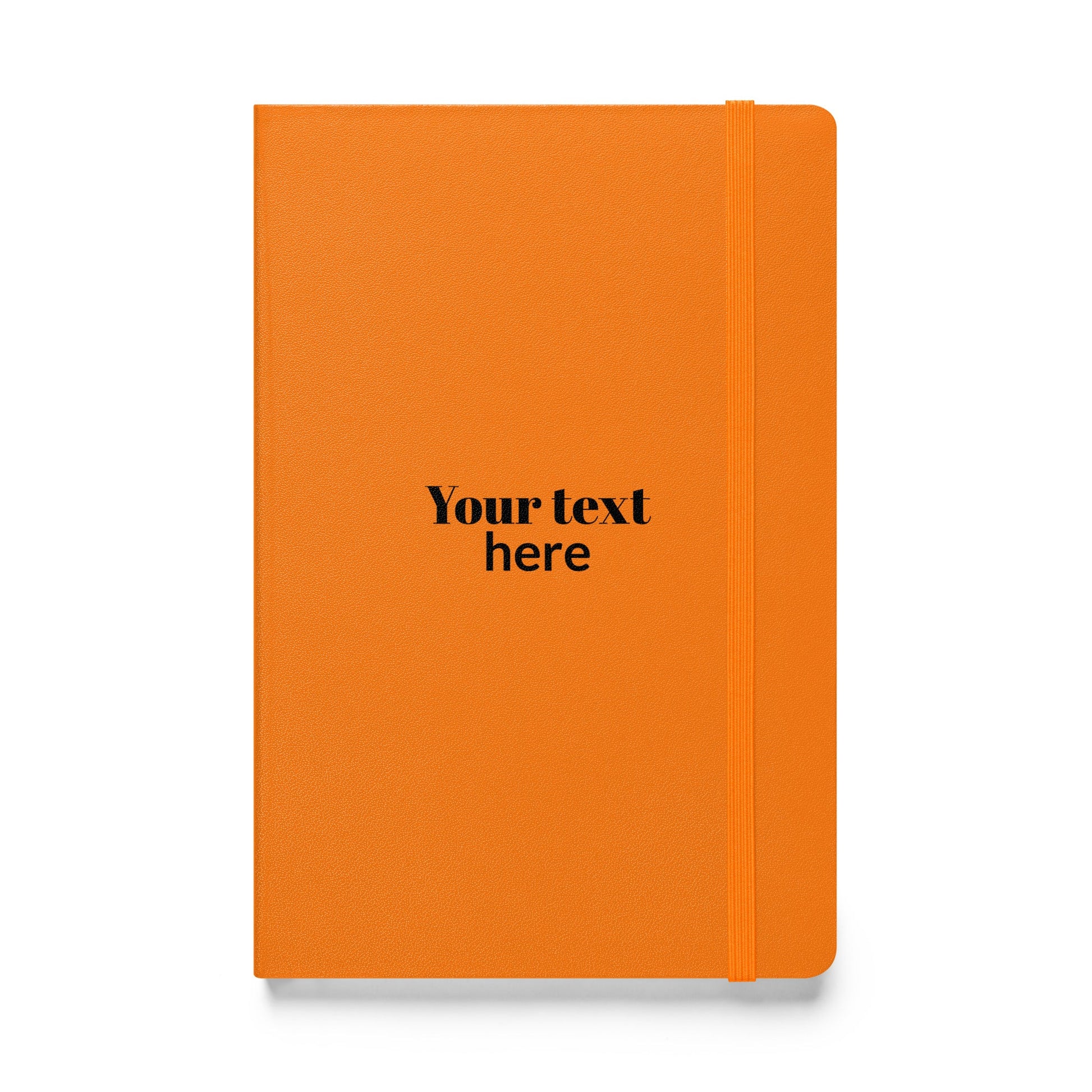 Hardcover bound notebook find your way to say it