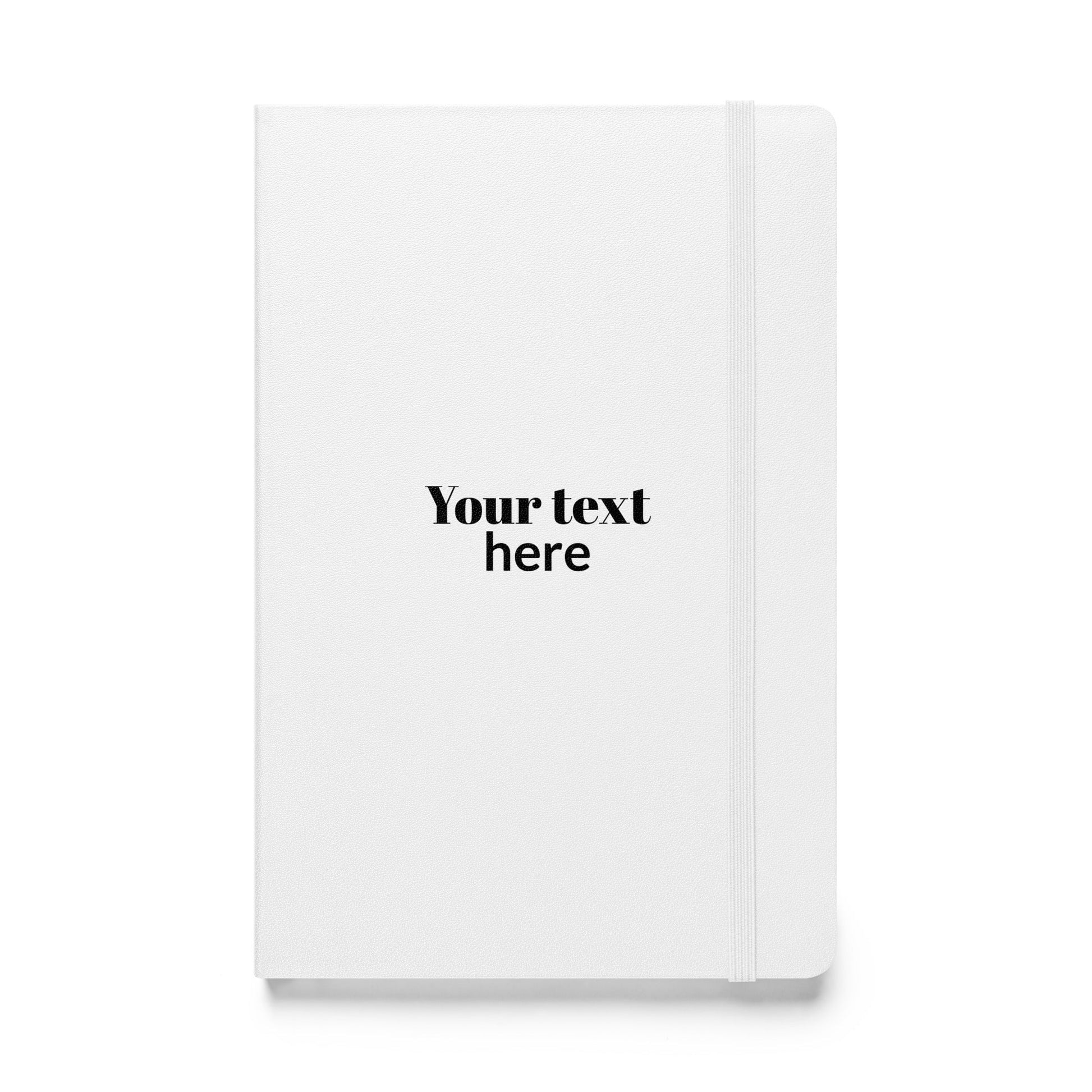 Hardcover bound notebook find your way to say it