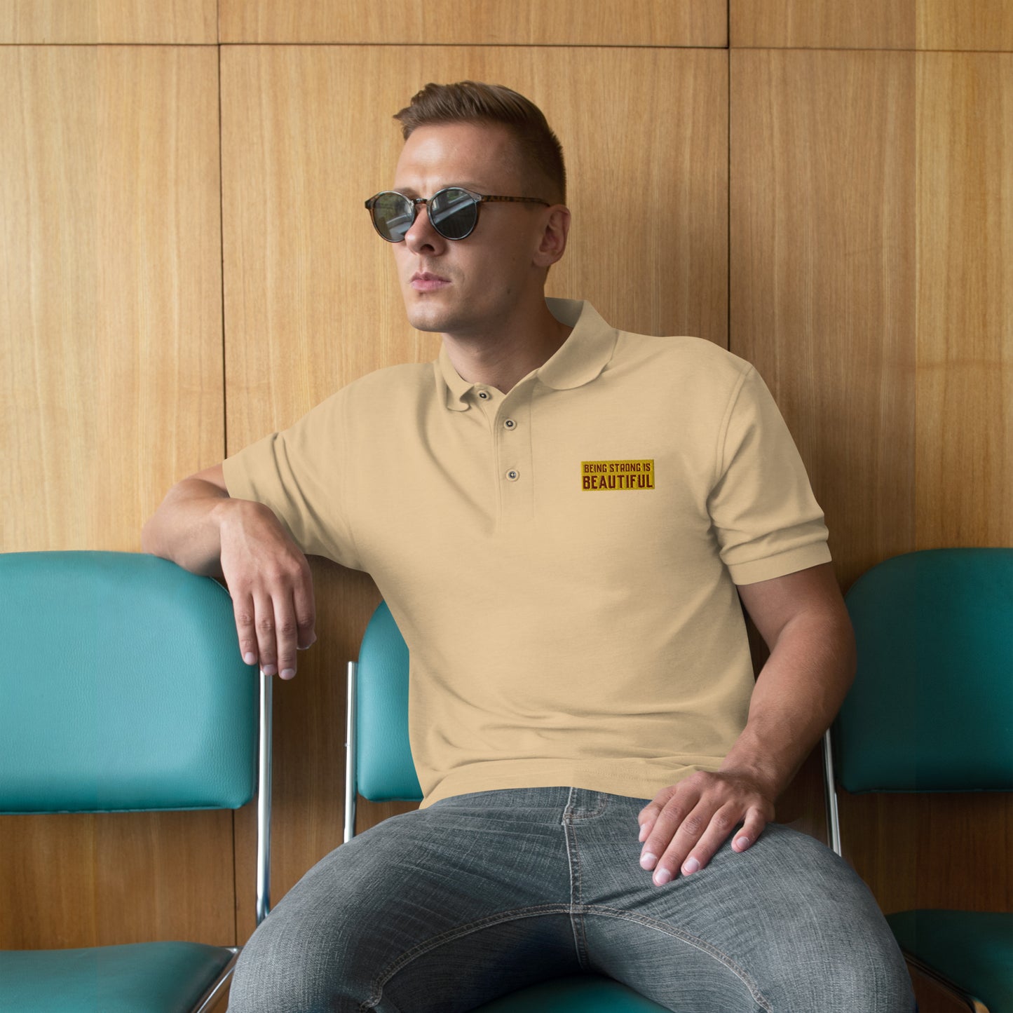 Men's Premium Polo find your way to say it