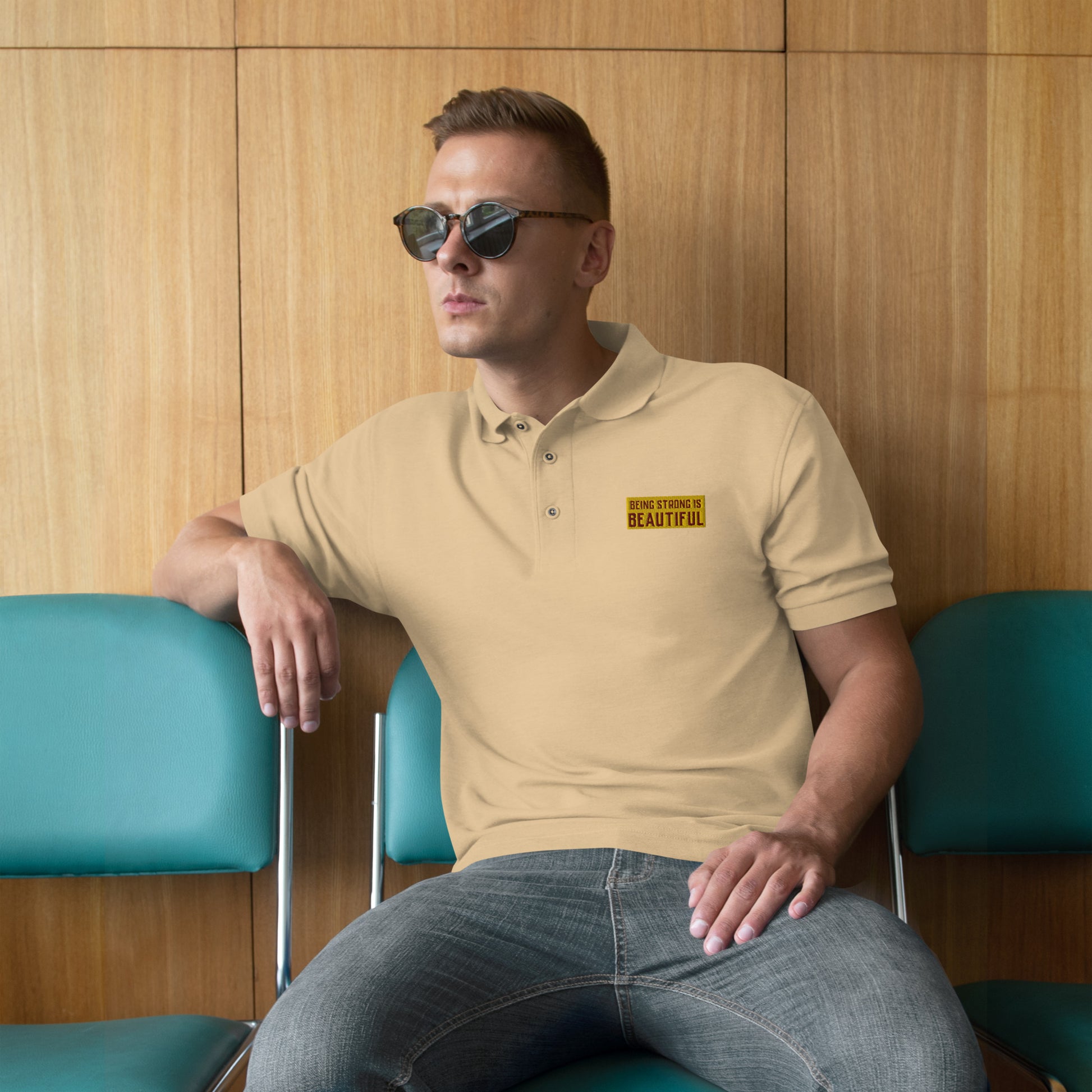 Men's Premium Polo find your way to say it