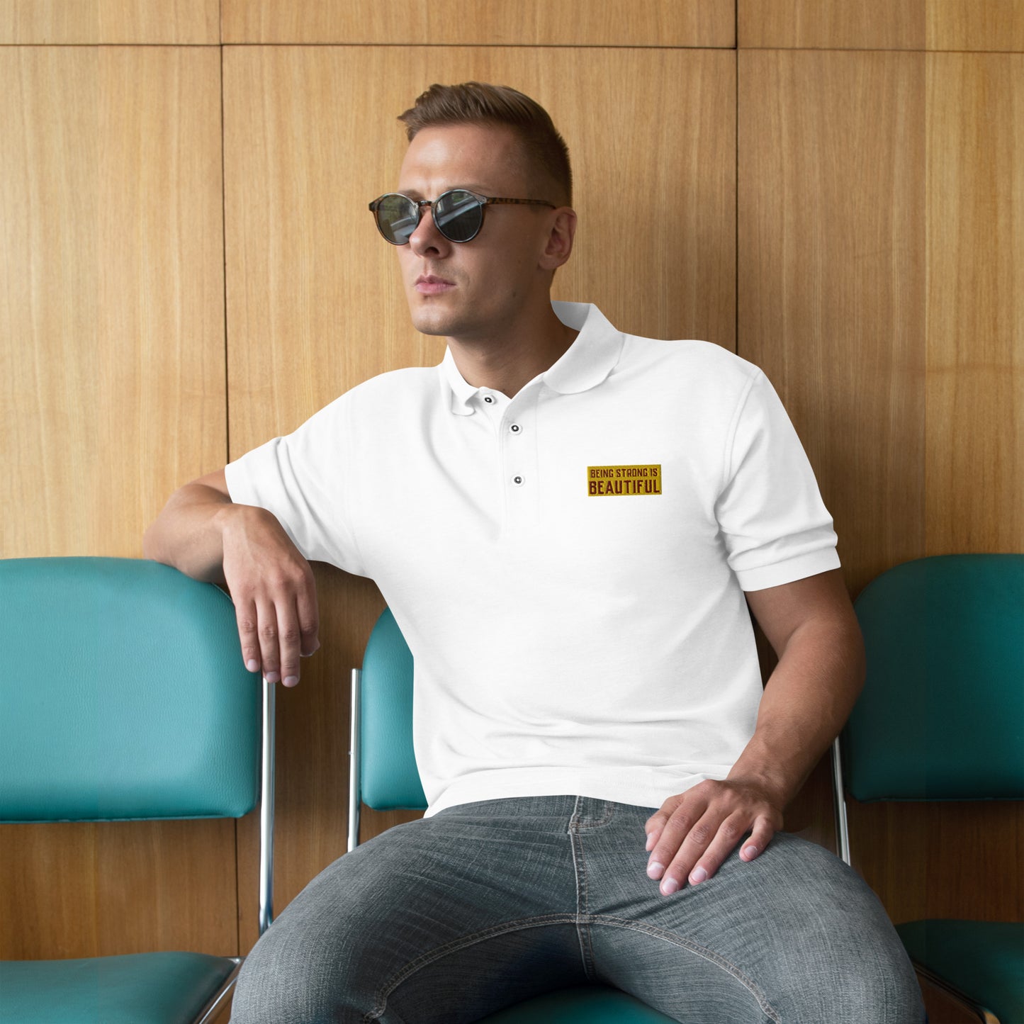 Men's Premium Polo find your way to say it
