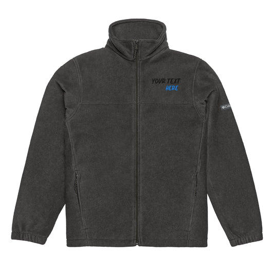 Unisex Columbia fleece jacket find your way to say it