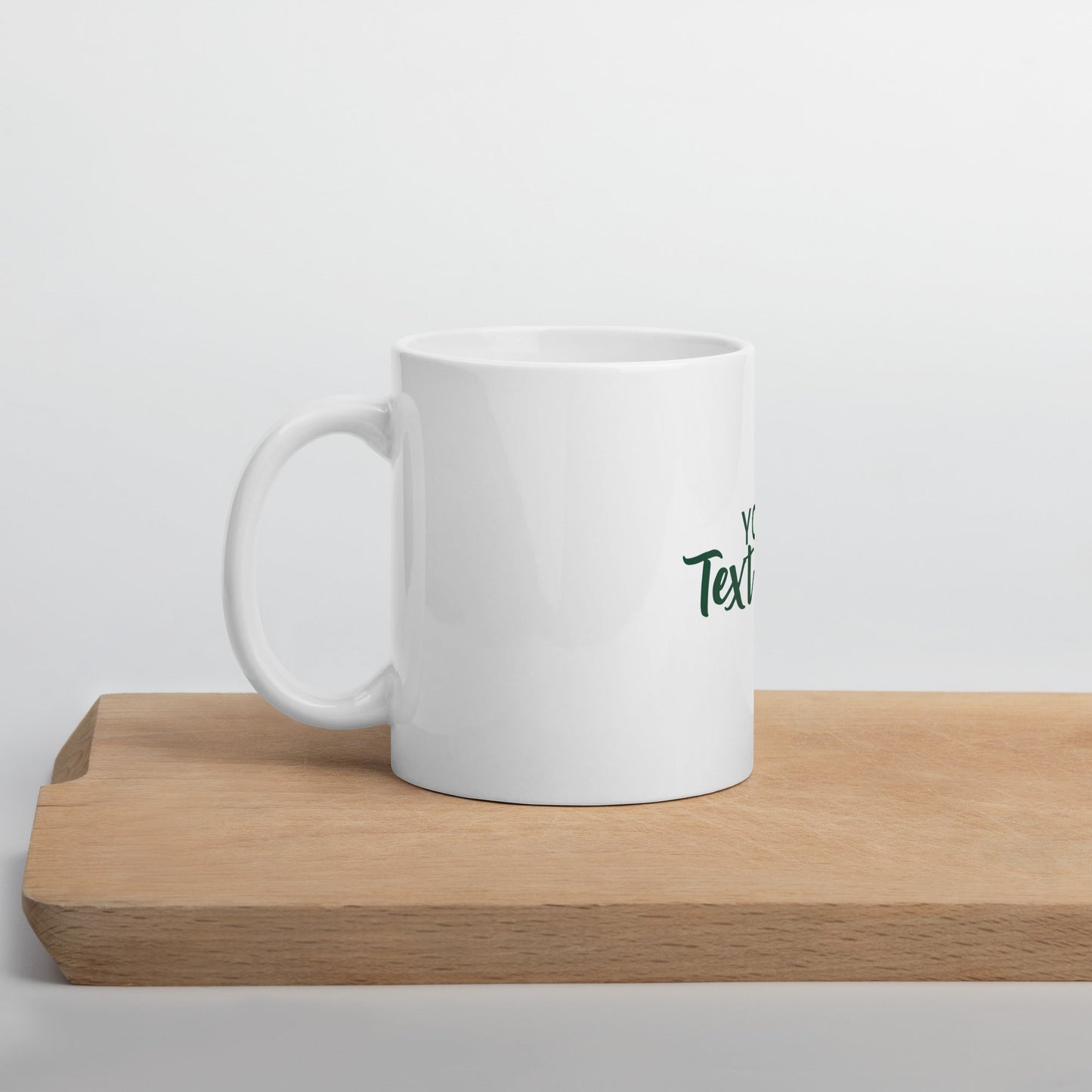 White glossy mug find your way to say it