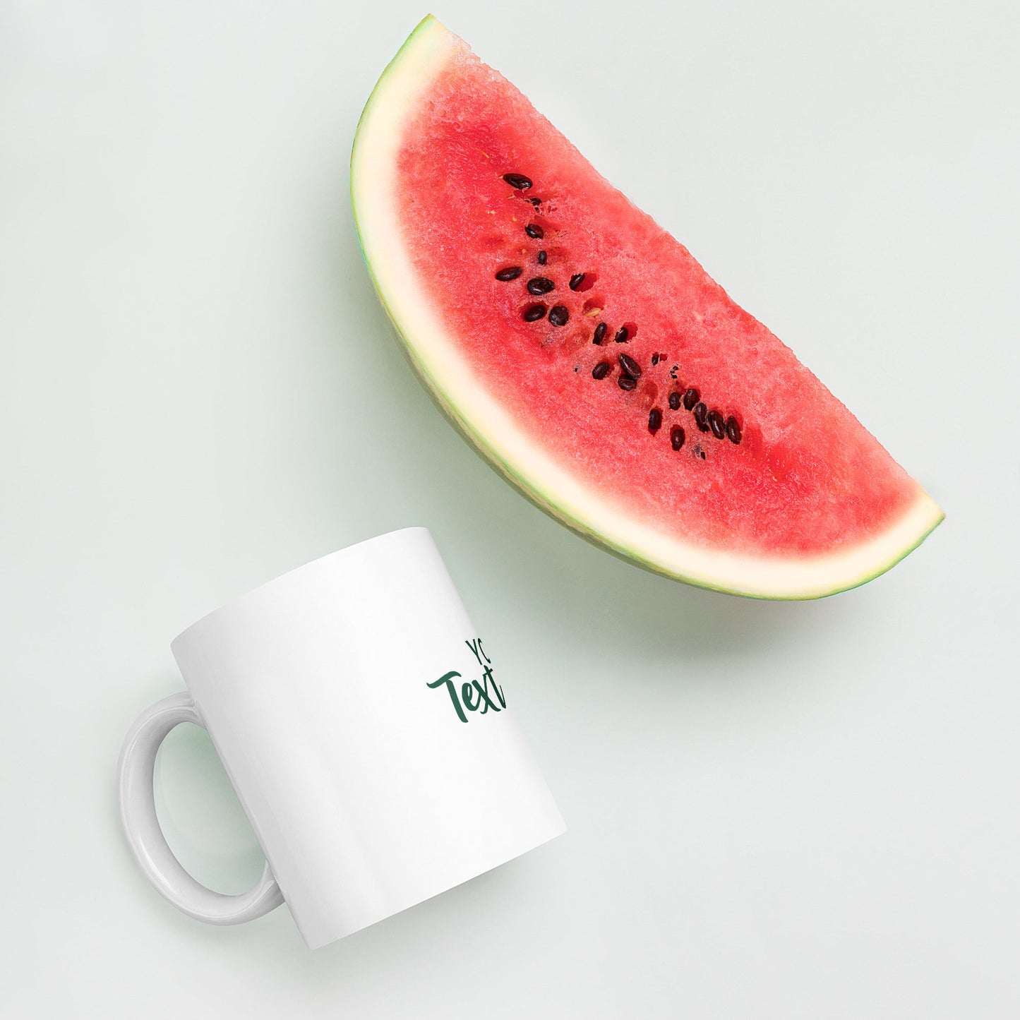 White glossy mug find your way to say it