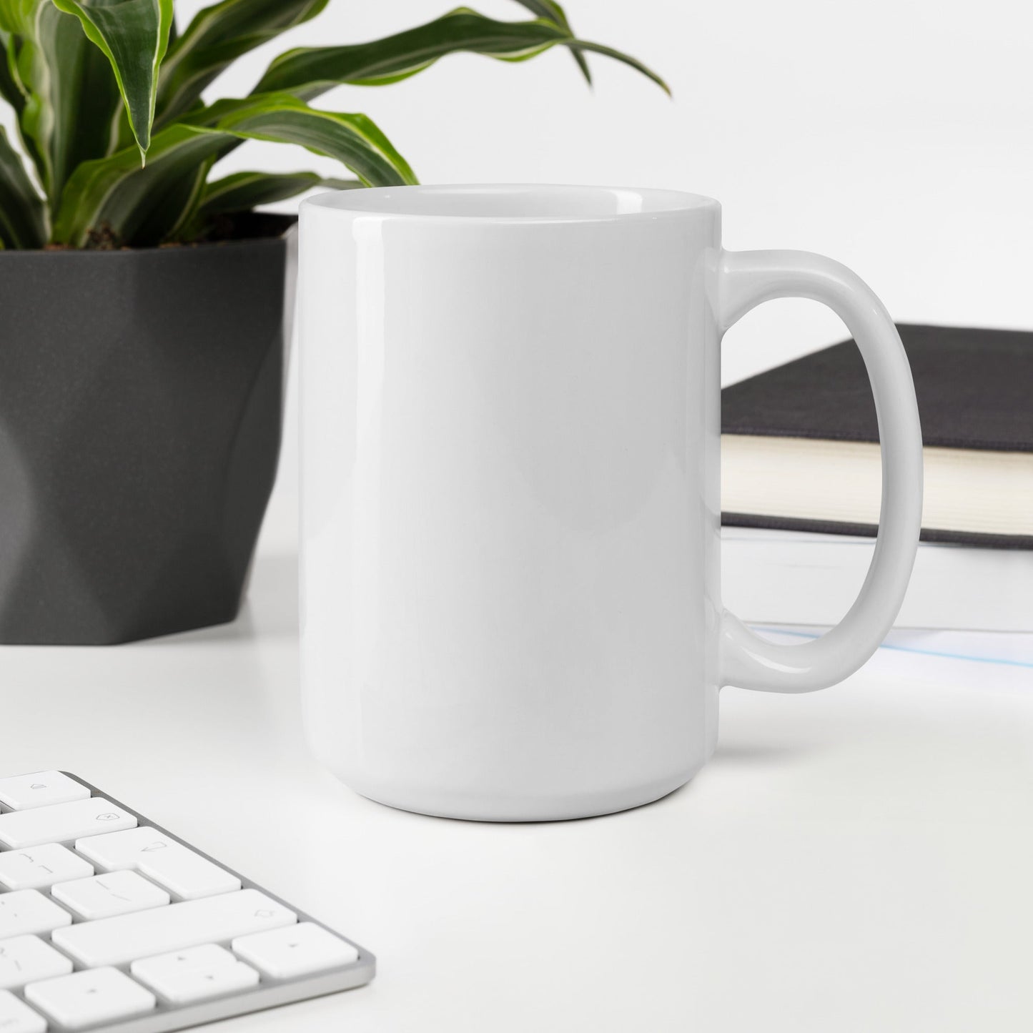 White glossy mug find your way to say it
