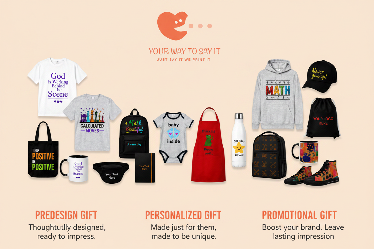 Your Way to Say It Hero Banner - Logo on Top