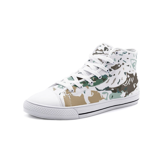Unisex High Top Canvas Shoes Printy6 \Pascale D