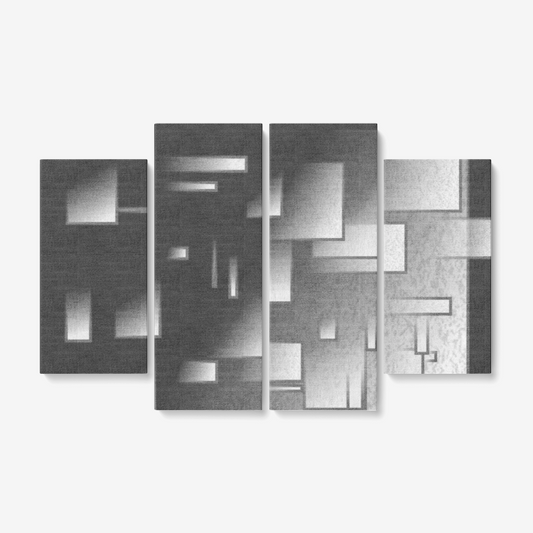 4 Piece Canvas Wall Art for Home Decor - Framed Ready to Hang 4x12"x32 Printy6