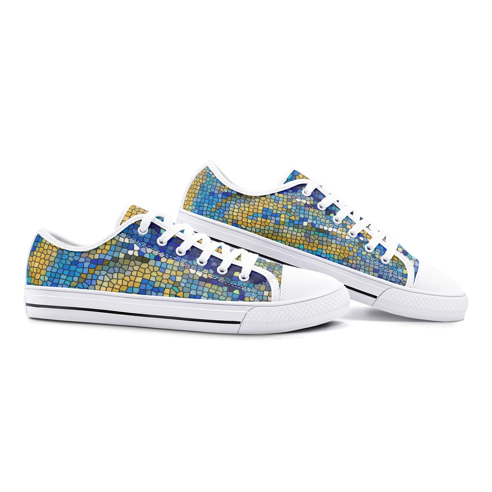 Unisex Low Top Canvas Shoes Printy6 \Pascale D