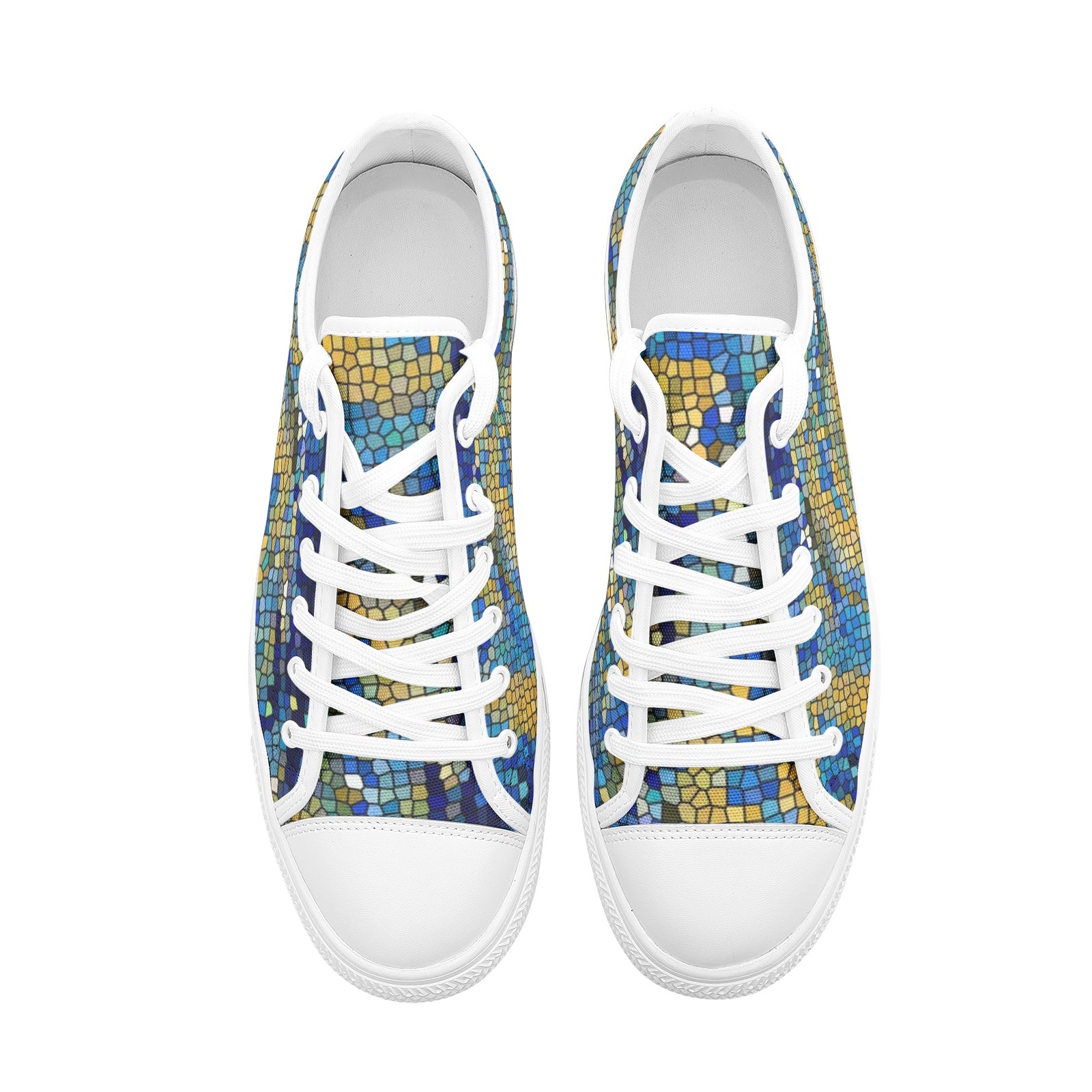 Unisex Low Top Canvas Shoes Printy6 \Pascale D