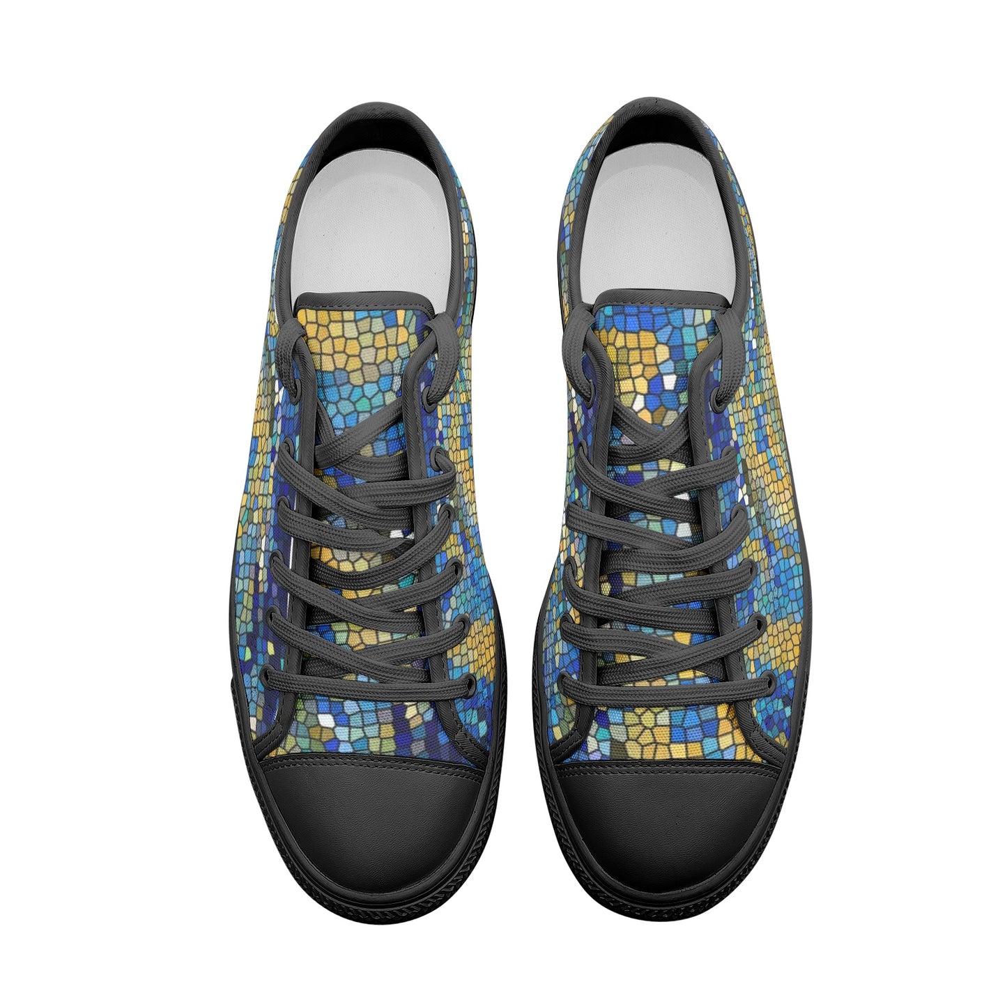 Unisex Low Top Canvas Shoes Printy6 \Pascale D