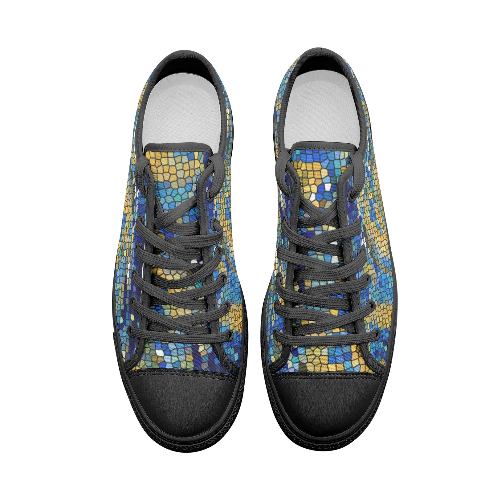 Unisex Low Top Canvas Shoes Printy6 \Pascale D