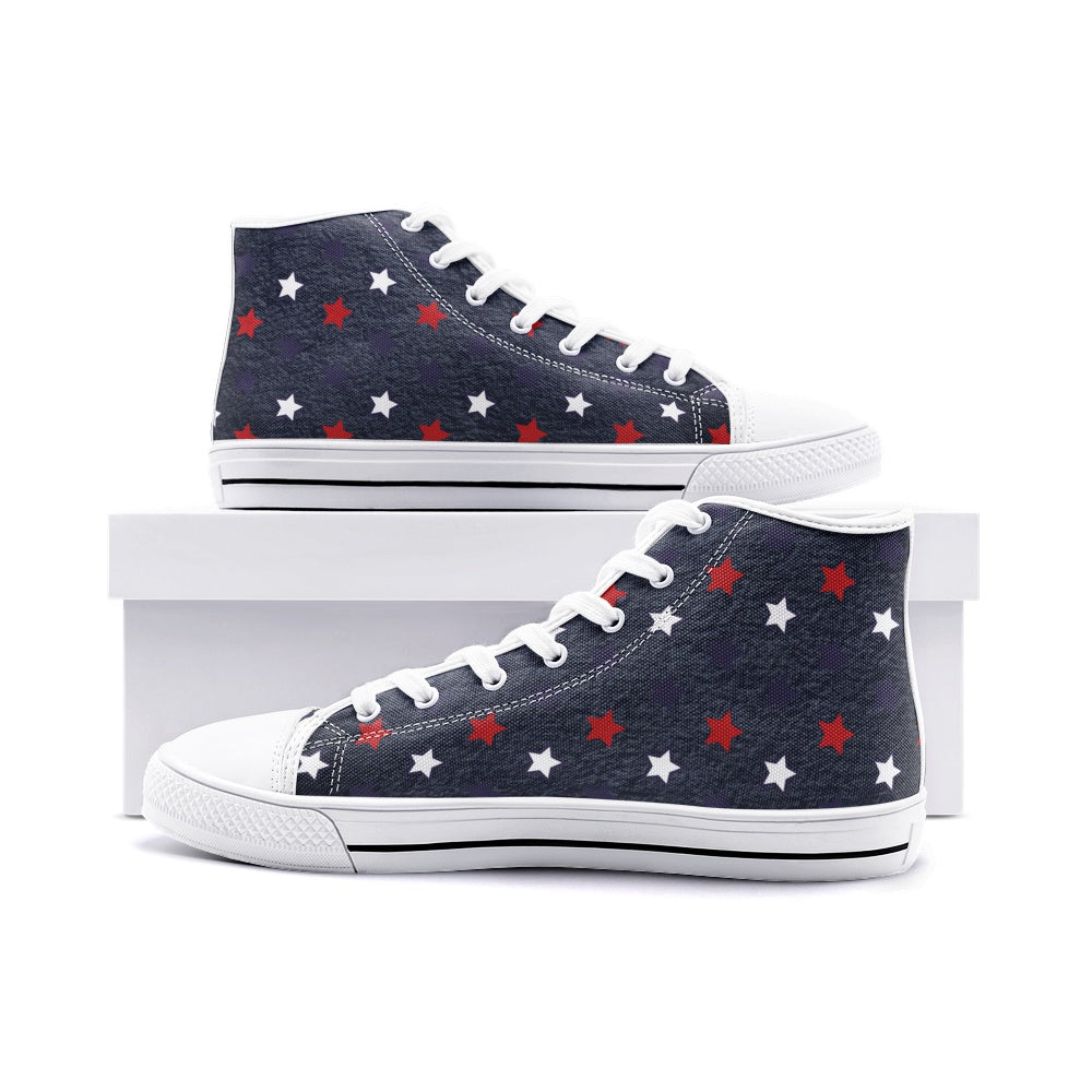 Unisex High Top Canvas Shoes Printy6