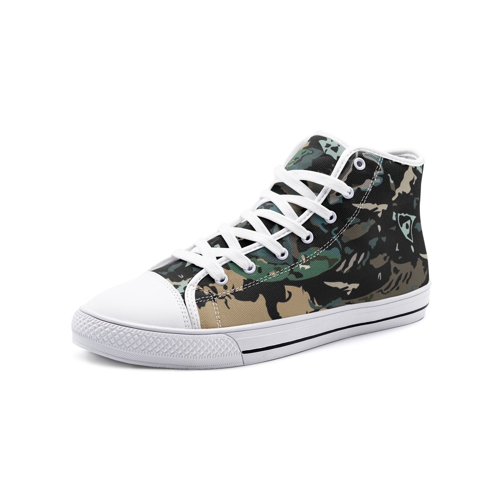 Unisex High Top Canvas Shoes Printy6