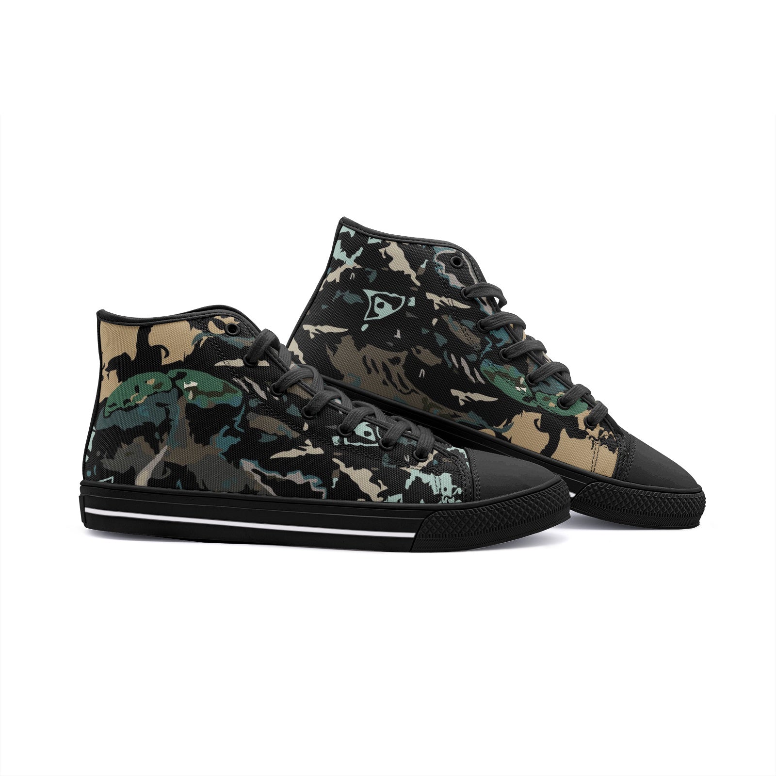Unisex High Top Canvas Shoes Printy6