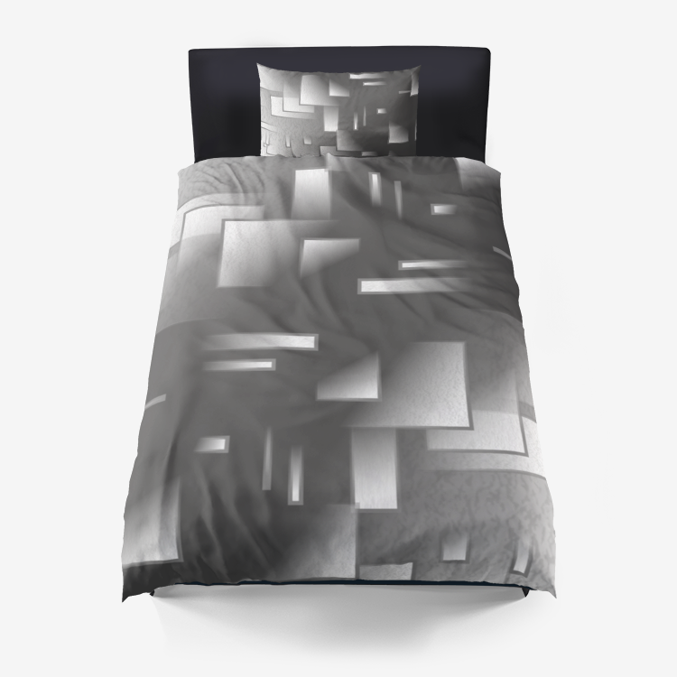 Microfiber Duvet Cover Black Multi Printy6