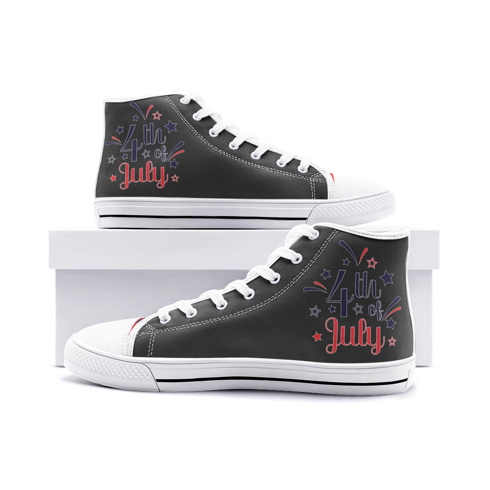 Unisex High Top Canvas Shoes Printy6