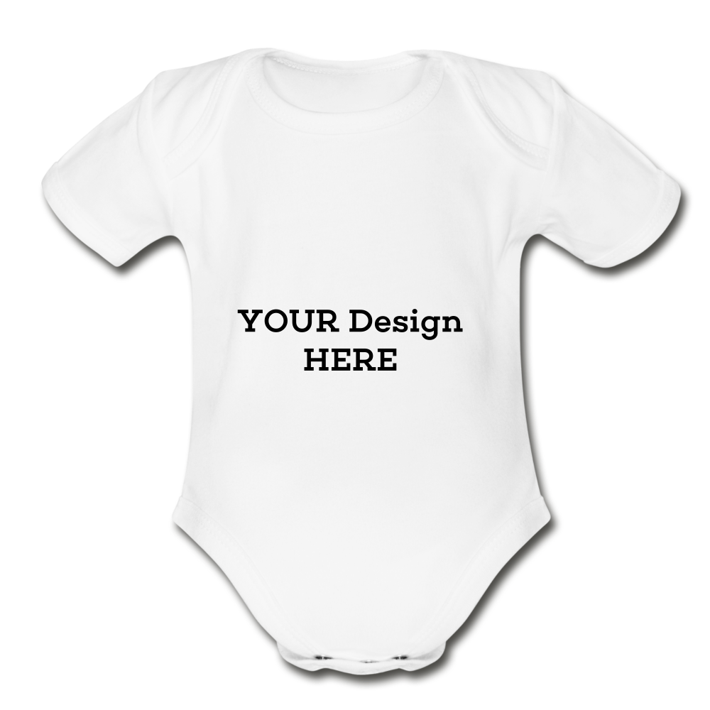 Organic Short Sleeve Baby Bodysuit SPOD