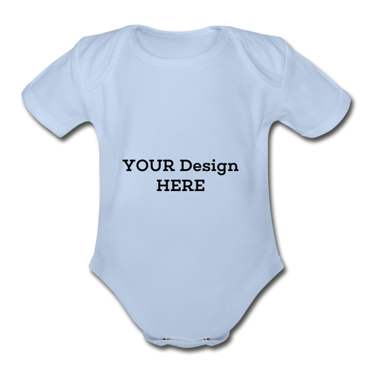 Organic Short Sleeve Baby Bodysuit SPOD