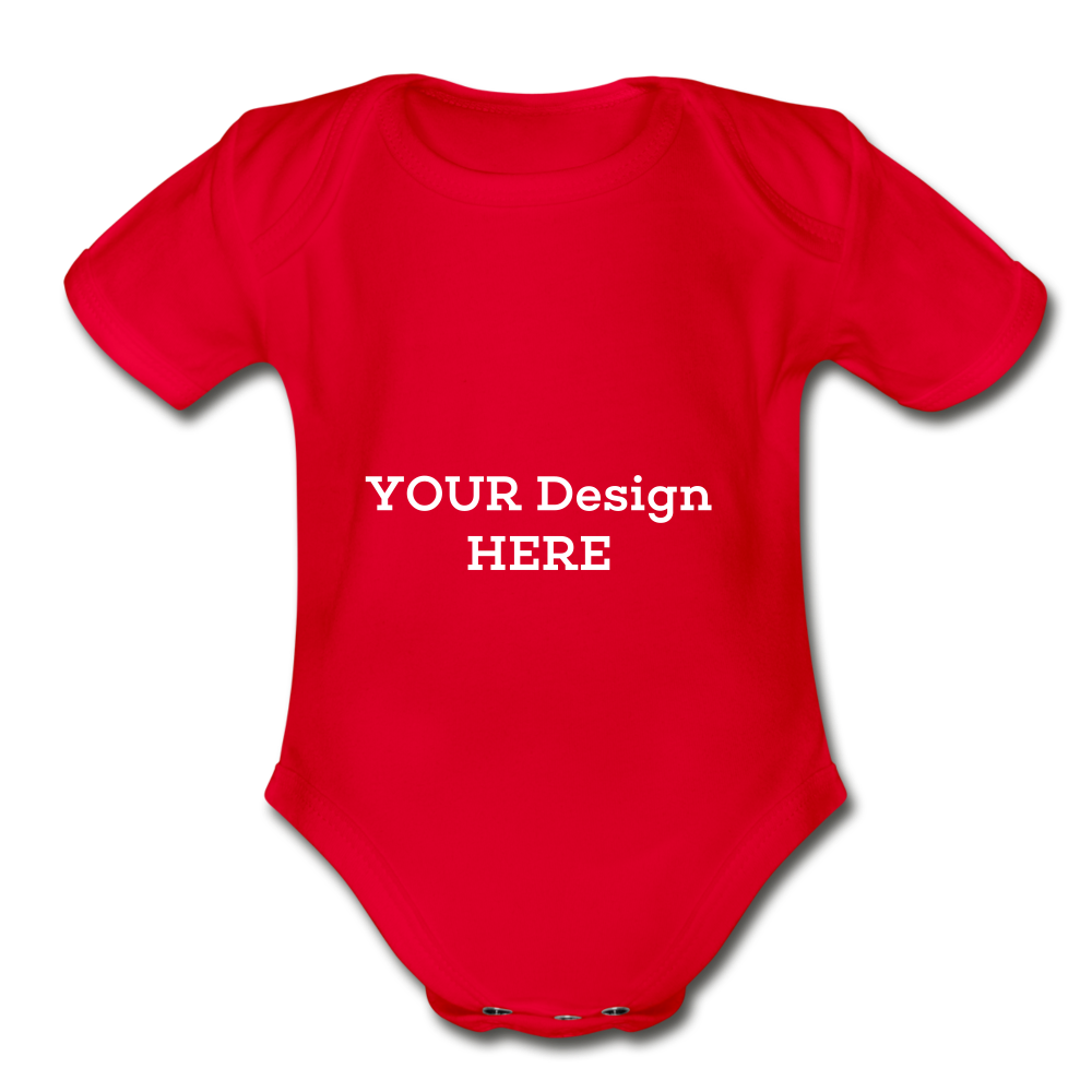 Organic Short Sleeve Baby Bodysuit SPOD