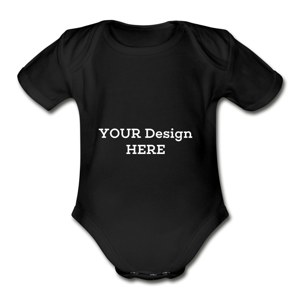 Organic Short Sleeve Baby Bodysuit SPOD