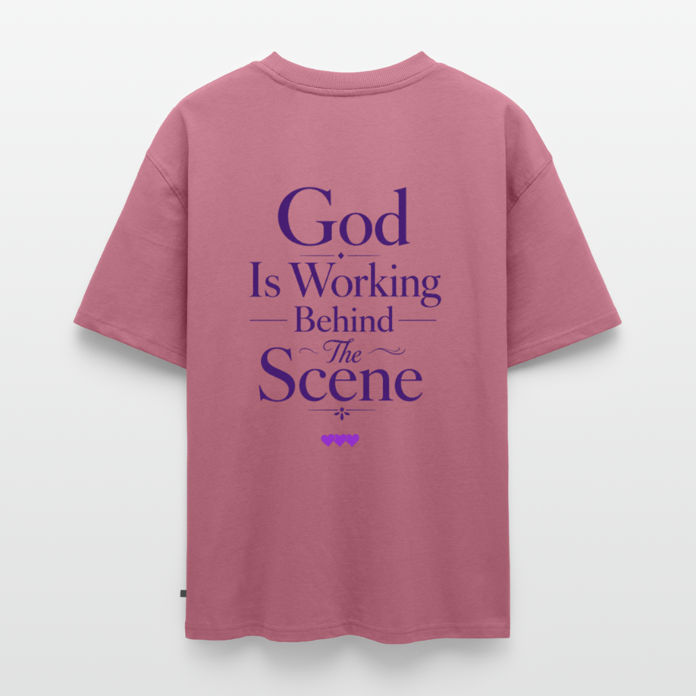 Unisex Premium Oversized Organic T-Shirt - mauve