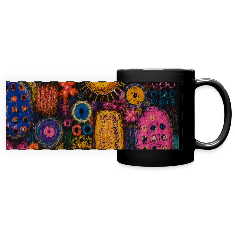 Full Color Panoramic Mug - black