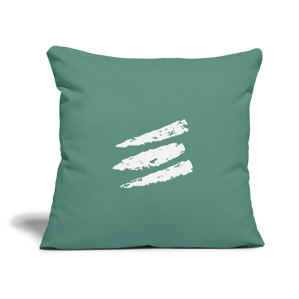 Throw Pillow Cover 18” x 18” - cypress green