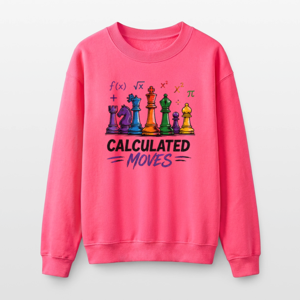 Kids' Crewneck Sweatshirt - neon pink