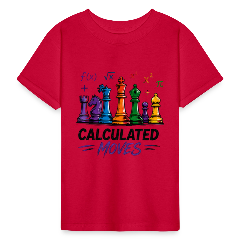 Hanes Youth Tagless T-Shirt - red