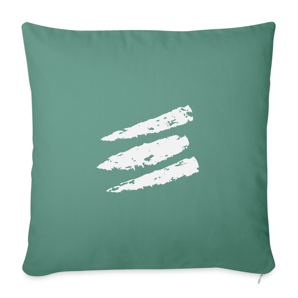 Throw Pillow Cover 18” x 18” - cypress green
