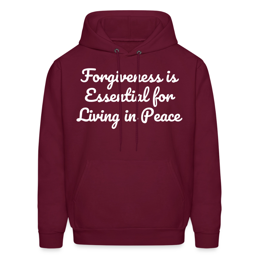 Men's Hoodie - burgundy