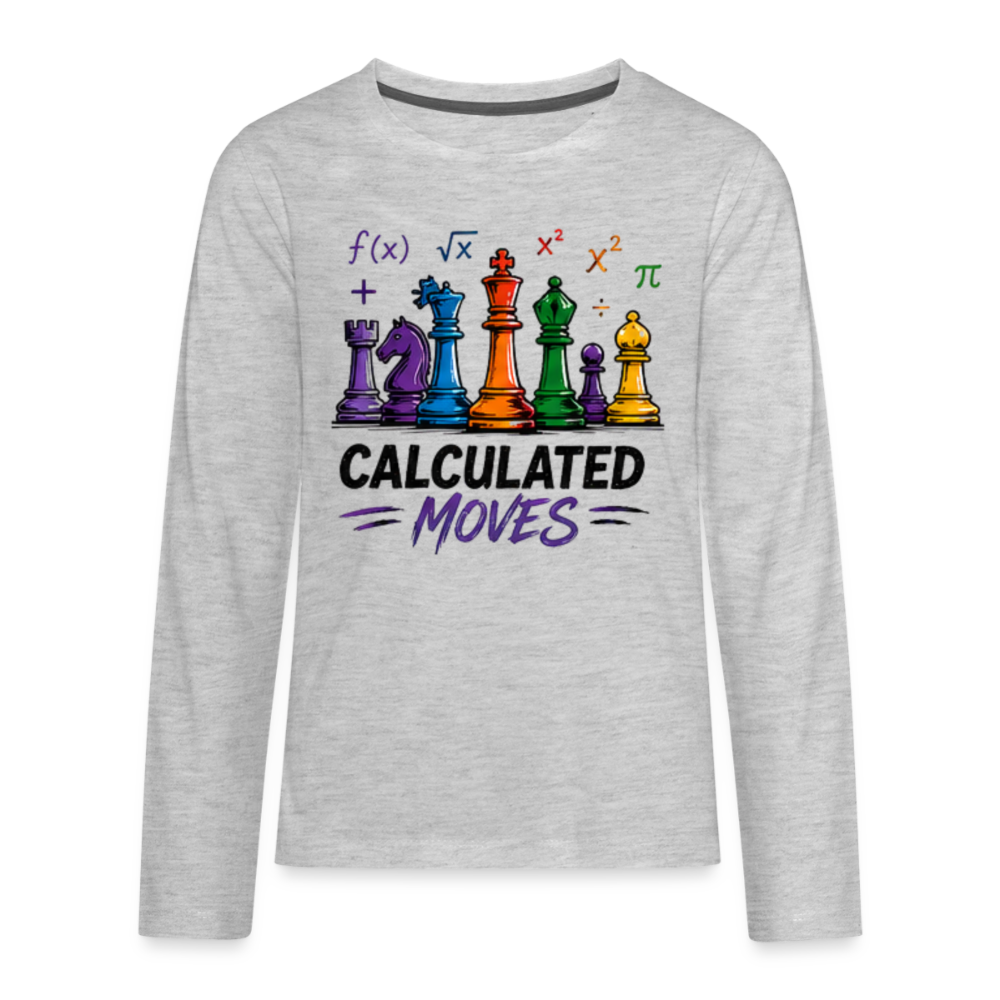 Kids' Premium Long Sleeve T-Shirt - heather gray
