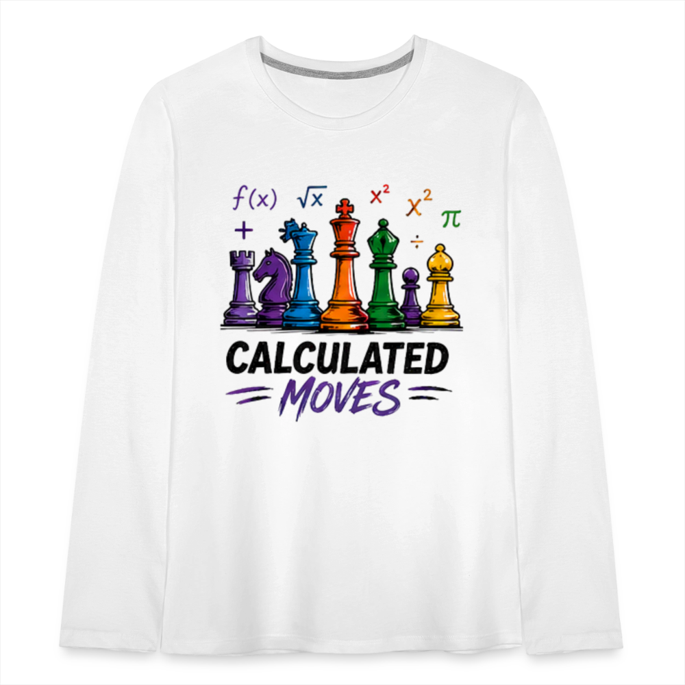 Kids' Premium Long Sleeve T-Shirt - white