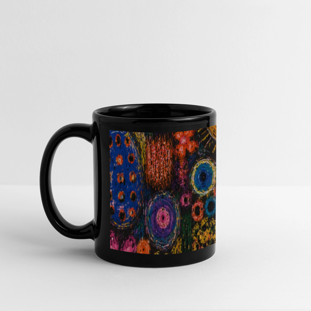 Full Color Panoramic Mug - black
