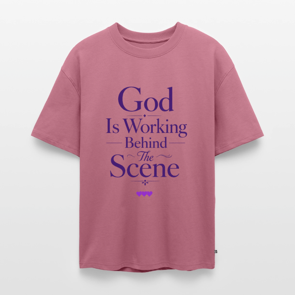 Unisex Premium Oversized Organic T-Shirt - mauve