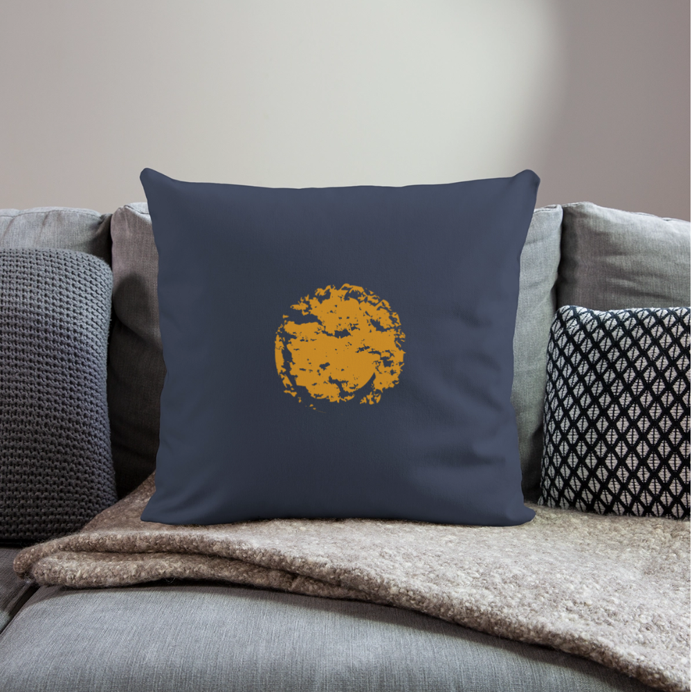 Throw Pillow Cover 18” x 18” - navy