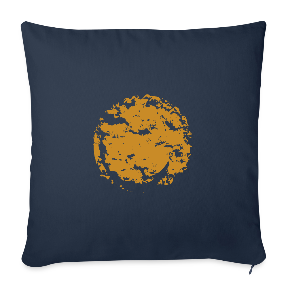 Throw Pillow Cover 18” x 18” - navy