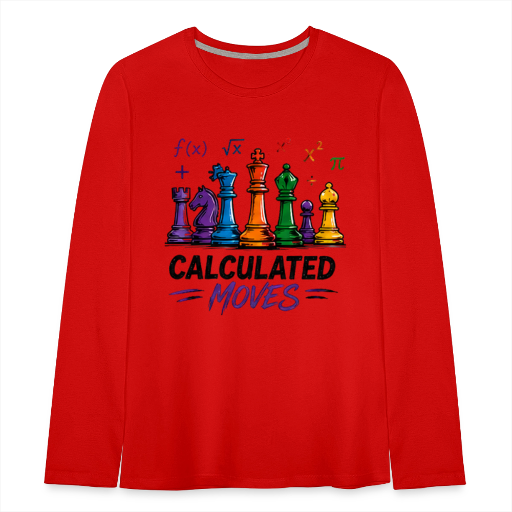 Kids' Premium Long Sleeve T-Shirt - red