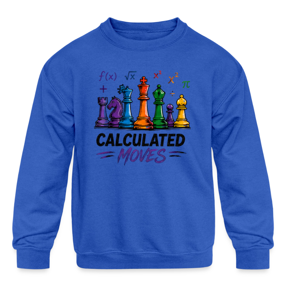 Kids' Crewneck Sweatshirt - royal blue