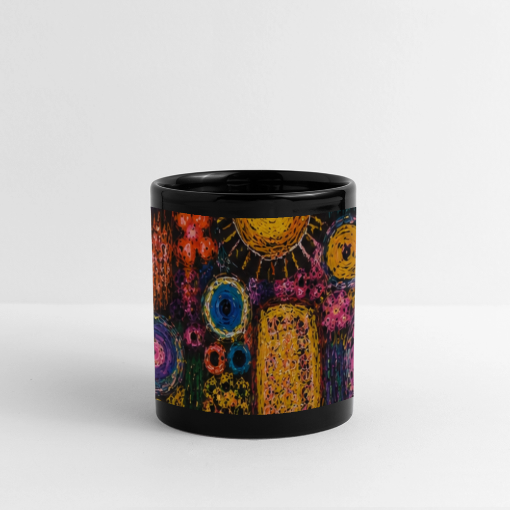 Full Color Panoramic Mug - black
