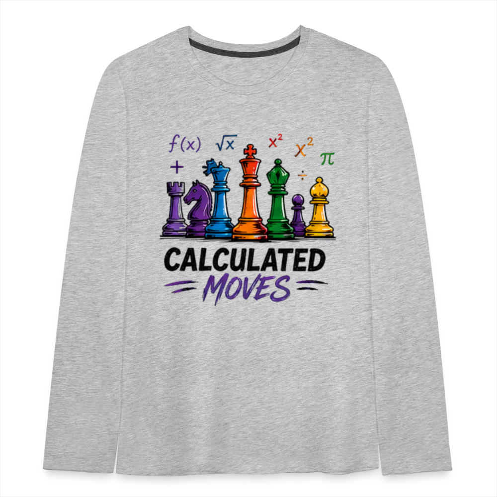 Kids' Premium Long Sleeve T-Shirt - heather gray