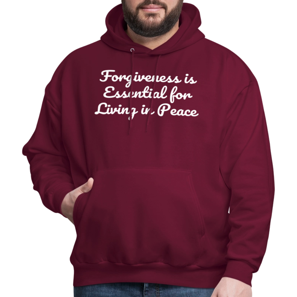 Men's Hoodie - burgundy