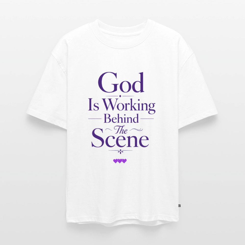 Unisex Premium Oversized Organic T-Shirt - white