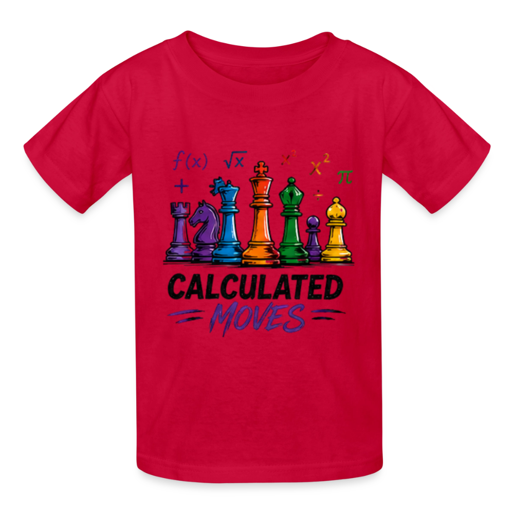 Hanes Youth Tagless T-Shirt - red