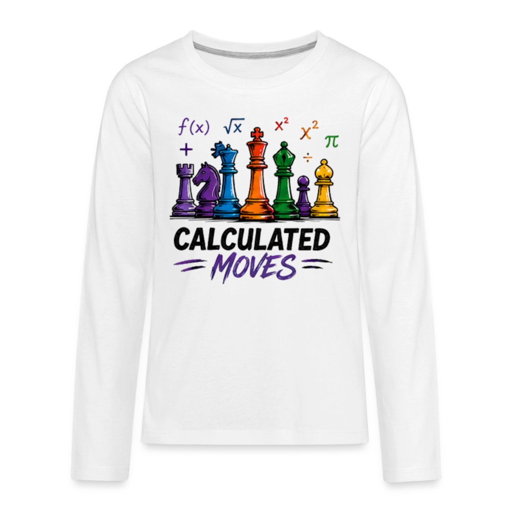Kids' Premium Long Sleeve T-Shirt - white
