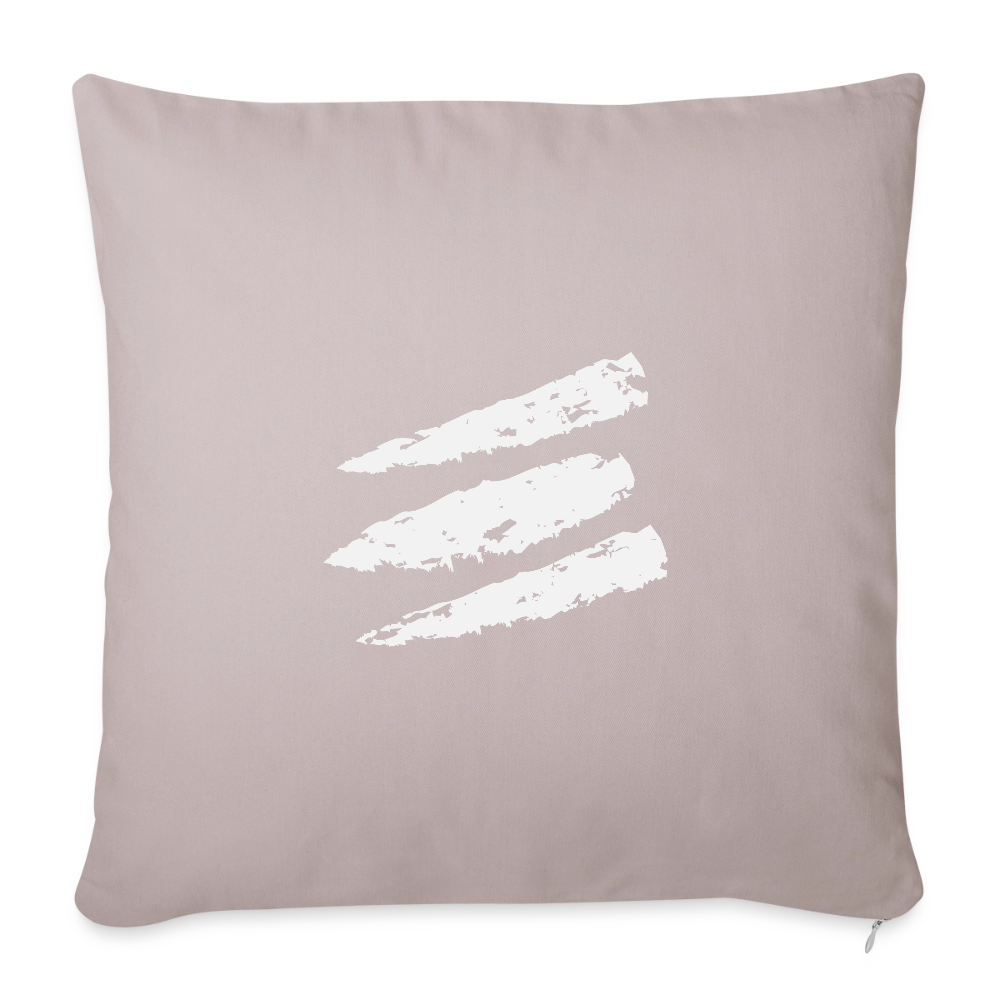 Throw Pillow Cover 18” x 18” - light taupe