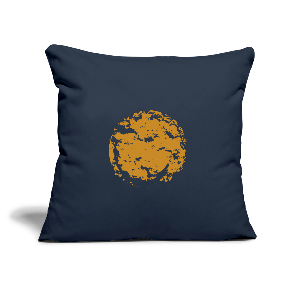 Throw Pillow Cover 18” x 18” - navy