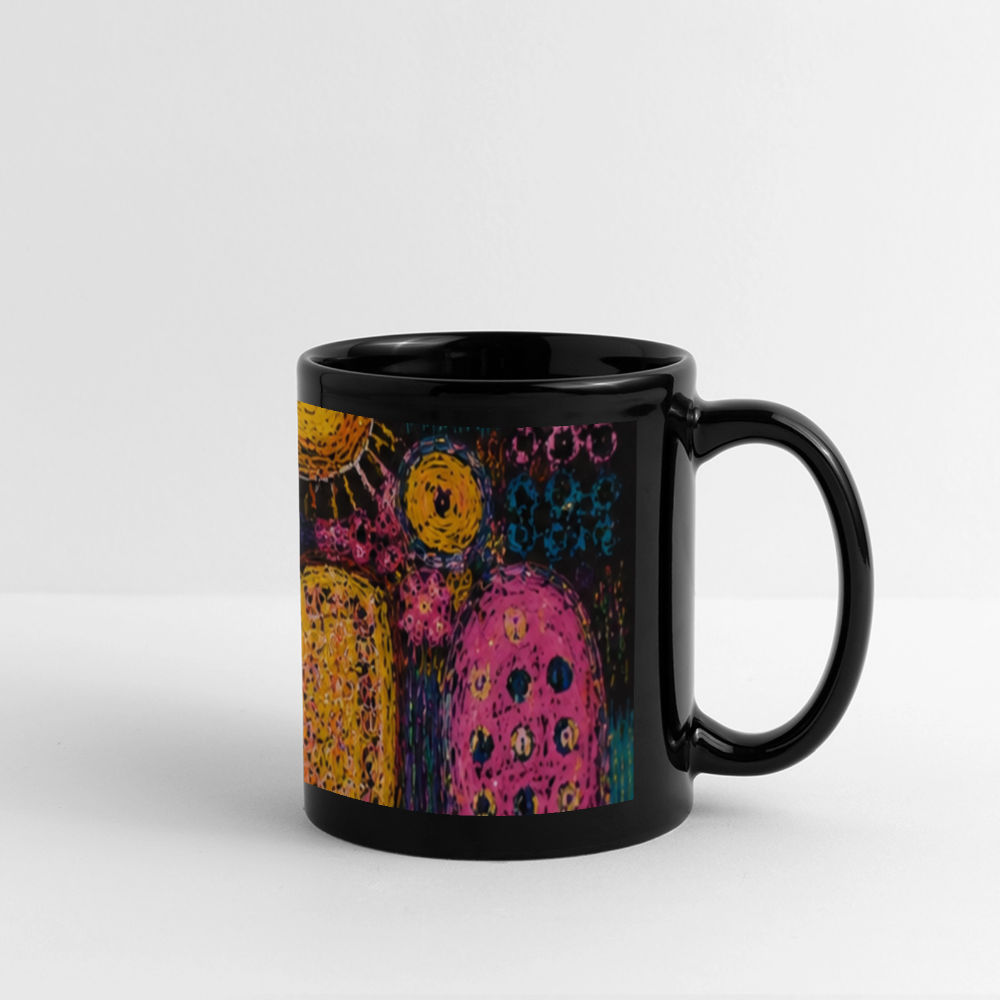 Full Color Panoramic Mug - black